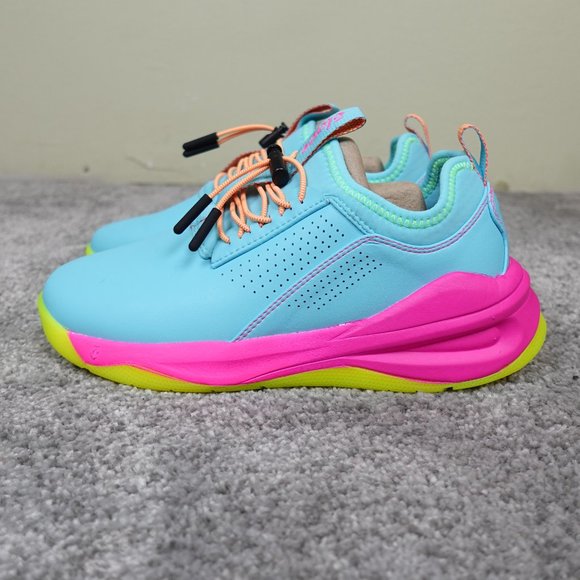 Clove Classic Shoes Womens Sneakers Work Neon Blue Pink Nursing Running Walking - Picture 3 of 8